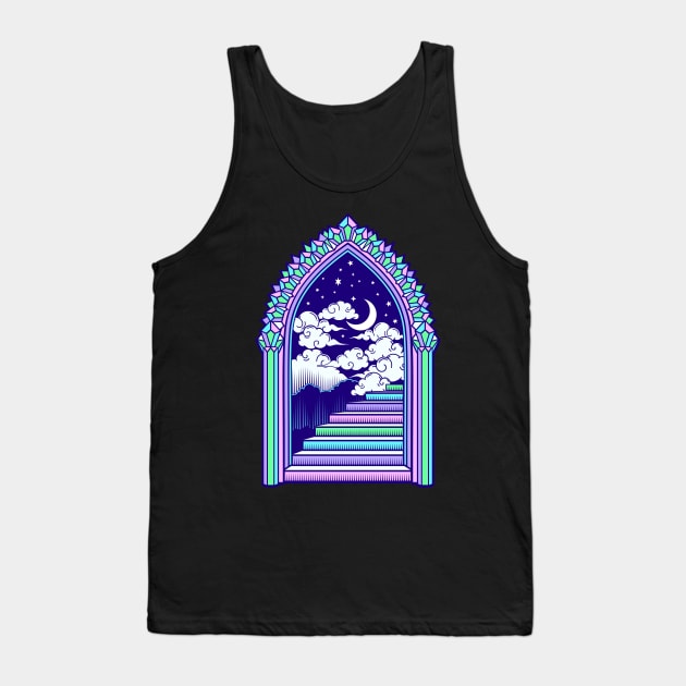 Rainbow Portal Tank Top by RavenWake